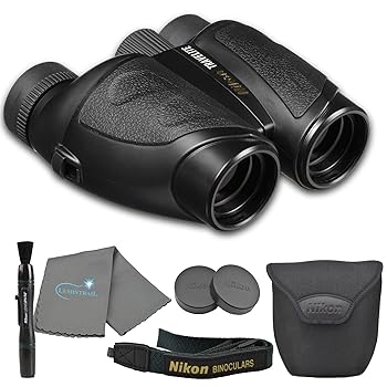 【中古】【未使用】Nikon Travelite 12x25 双眼鏡 (7279) 旅行用双眼鏡セット ブラック ニコンレンズペン付き キャリーケース レンズクロス付き 大人用 高出力コン