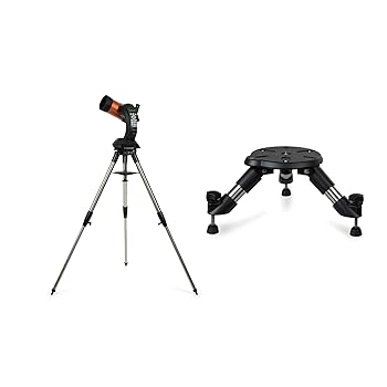 【中古】【未当て嵌める】Celestron Nexstar 4SE Maksutov-Cassegrain GoTo望遠鏡仕掛ける 時刻表とっ始め三脚架付き添い人 (2個)
