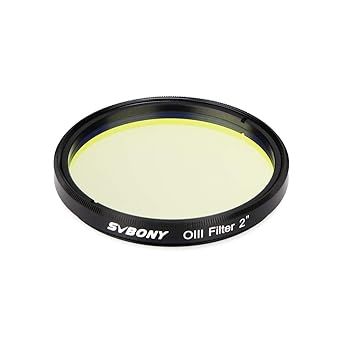 【中古】【未使用】SVBONY SV115 18nm O-IIIフィルター狭帯域カット天文望遠鏡用公害観測用 (2インチ)