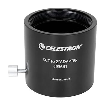 【中古】【未当て嵌める】Celestron SCT - 2inアダプタ、黒いこと その他-家電