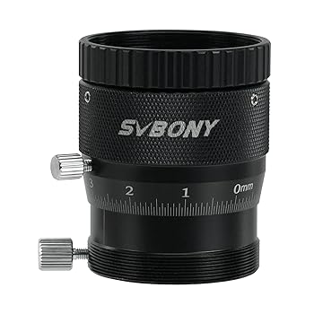 【中古】【未使用】SVBONY SV161ダブルヘリカルフォーカサー 望遠鏡ファインダーガイドスコープ用 1.25インチ 高精度 真鍮製圧縮リング付き（M42x0.75）