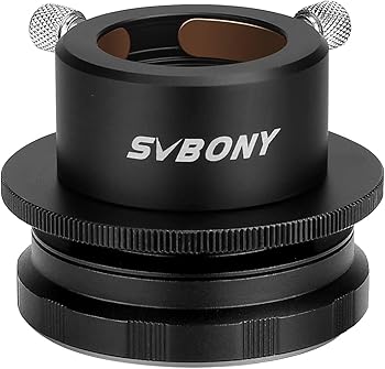 【中古】SVBONY SV149 カメラレンズアダプター ニコンAFカメラレンズアダプター 1.25in 接眼水晶体 M42 CCDアダプタ 第八芸術お引き回し用 家電-その他