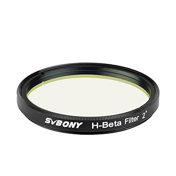 【中古】【未使用】SVBONY SV132 H-Beta フィルター 2インチ 狭帯域フィルター 天体撮影用フィルター 馬頭星雲とカリフォルニアおよび繭星雲用 接眼レンズフィルタ