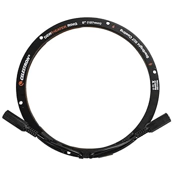 【中古】【未使用】Celestron ? 露ヒーターリング ? アルミニウム結露防止 ? 5インチシュミットカセグレン望遠鏡対応 ブラック