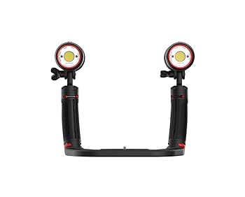【中古】【未使用】Sealife sl985 Sea Dragon 1200写真/ビデオUnderwater Dive Light with flex-connectハンドル画像