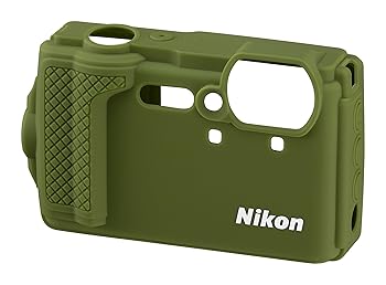 【中古】【未使用】Nikon CF-CP3 シリコンジャケット Coolpix W300用 - グリーン