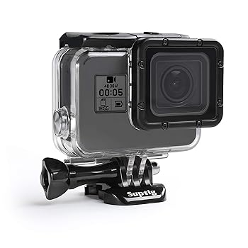 【中古】【未当て嵌める】Suptig 入れもの ハウジング 雨合羽入れもの Gopro Hero 7 Black Gopro Hero 5 Gopro Hero 6 Gopro Hero 2018 動き写真機 雨合羽 155フート (45