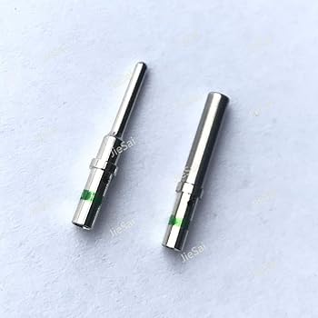 【中古】Davitu 50個 100個 DTいの一番 14-16AWG 0460-215-16141 0462-209-16141 ソリッドクリンプ端子 緑であること噛み分けるストライプステンレススチール - (色合い