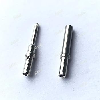 【中古】Onvas 50/100個 DTシリーズ ピンコンタクト 0462-201-16141 0460-202-16141 ステンレススチール 16-20AWG ドイツ圧着ソリッド端子 メス オス - (