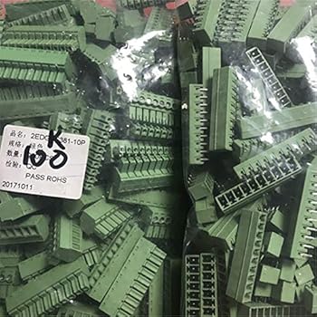 【中古】【未使用】Davitu 3.81mm 間隔 10P 端子 カーブピン オスとメス CE 100個 52,449円