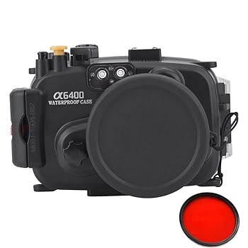 【中古】【未使用】Meikon Sony a6400 (16-50 mm) 対応 40 m / 130ft 水中防水カメラハウジングケース防水ハウジング 保護ケース 防水プロテクター 水中撮影用 国際 33,665円