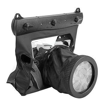 【中古】ユニバーサル防水ダイビングケースバッグ、20mポータブル水中フォトグラピーハウジングケージ Canonデジタル一眼レフカメラ用防水ダイビングケー
