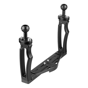 【中古】B Baosity 水中カメラ ダイビング トレイ カメラグリップ 手持ち アルミニウム合金, 黒｜AJIMURA-SHOP