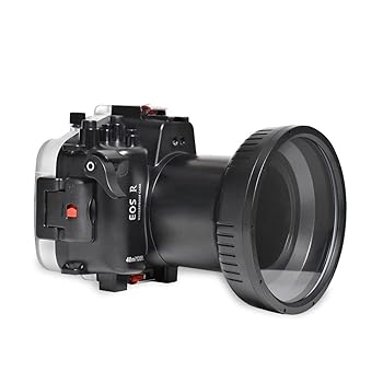 【中古】Seafrogs 40m/130フート 水中ハウジング雨合羽入れもの Canon EOS R用 24-105粍水晶体相応う 水中映画化や映像媒体映画化用