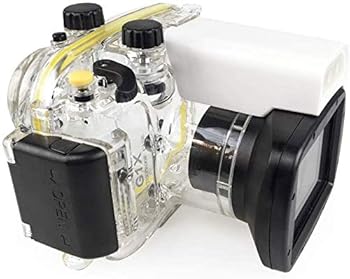 【中古】【未当て嵌める】Seafrogs Canon G1X 130フート/40m 水中写真機ハウジング 雨合羽入れもの