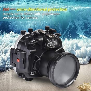 【中古】Sea Frogs 水中ケース 130フィート/40m カメラダイビング 防水ハウジングケース 富士フイルム XT1用|AJIMURA-SHOP
