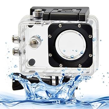 【中古】MEI1JIA SJ4000スポーツカメラ用QUELLIA水中防水ハウジング保護ケース