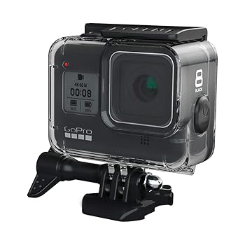 【中古】【未使用】GoPro HERO 8 ブラック対応 | 60m水深ダイビング | HERO8ソフトキー防水ケース | 防水防塵保護ハウジング| Go Pro Hero8 アクションカメラ対応