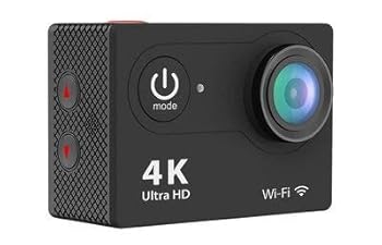 【中古】LVYI H9スポーツDvの4KスポーツカメラWiFiダイビング屋外防水ミニダイバー (Color : Black)