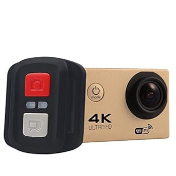 【中古】【未使用】Hdスポーツ H9Aプロリモートコントロール&防水ケース、Generalplus 4247とHD 4KのWiFiスポーツカメラ、2.0インチの液晶画面、170度A広角レンズ|AJIMURA-SHOP