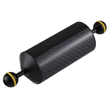 【中古】【未使用】MEI1JIA QUELLIA 8.86インチ22.5センチメートル長さ60ミリメートル直径デュアルボールカーボンファイバー浮動アーム、ボール径:25ミリメートル|AJIMURA-SHOP
