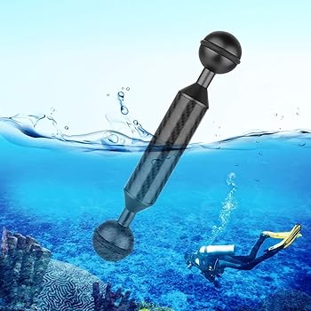【中古】MEI1JIA QUELLIA 5インチ12.7センチメートル長さ20.8ミリメートル径のデュアルボールカーボンファイバー浮動アーム、ボール径：25ミリメートル（｜AJIMURA-SHOP