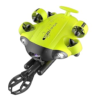 【中古】【未使用】FIFISH V6s 水中ROV 全方向動き 4K UHDカメラ VRヘッドセット リアルタイムコントロール LED True 360° 超広角 スローモーション 水中ドローン