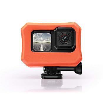 【中古】Floaty GoPro Hero 11 / Hero10 / Hero 9用 - カメラ用フロートハウジングケースカバー アンチシンクフローティングアクセサリー - オレンジ