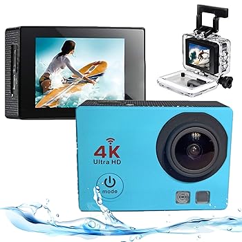 【中古】【未使用】デジタルカメラ防水カメラ、4k / 30FPS EIS16MPアクションカメラ30M防水ビーチフォトダイビングカメラデジタルスポーツカメラWIFIHDMIコンパクト｜AJIMURA-SHOP