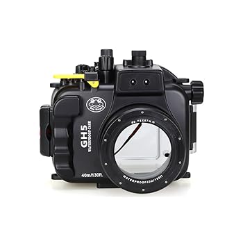 【中古】【未使用】海のカエル 水中カメラハウジング パナソニック GH5 12-60mm IPX8 40m/130フィート 最大潜水深度防水カメラケース ダイビング、サーフィン、ボー