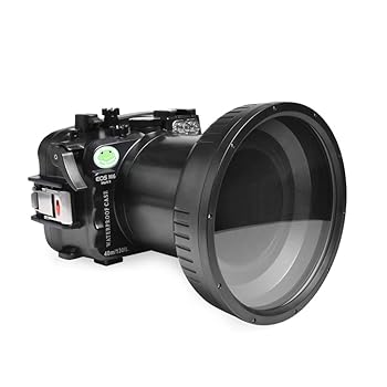 【中古】【未使用】Sea Frogs Canon EOS M6 Mark II 100mm 131フィート/40m 最大ダイビング深度水中防水ハウジング プロフェッショナルダイビングケースボックス IP