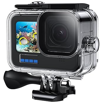 【中古】60m防水ケース 196フィート 水中保護ハウジングケース Hero11 Hero10 Hero9 Black用 クイックリリースマウントとサムスクリュー付き｜AJIMURA-SHOP