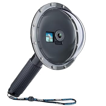 【中古】【未当て嵌める】YALLSAME 学生寄宿舎 DJI OSMO Action 1写真器用 140フート 雨合羽 ドームポート ハウジング容れもの 水中 50/50 固定ディスク水晶体 活動写真 フローティング御手々 その他-家電
