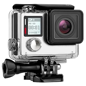 【中古】【未使用】YALLSAME 防水ケース GoPro Hero 4 3 3+用 133フィート 水中保護ハウジングアクセサリー スキューバダイビング/シュノーケリング/サーフィン/ダ|AJIMURA-SHOP