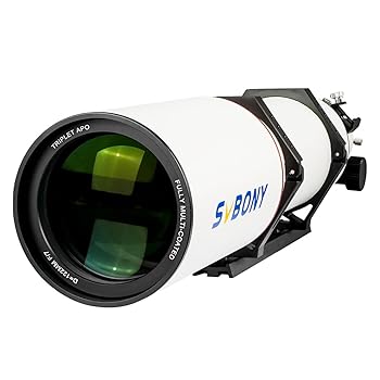 【中古】【未使用】SVBONY SV550 天体望遠鏡 APO 三枚玉アポクロマート屈折式望遠鏡 口径122mm f/7 焦点距離 OTA 鏡筒 EDガラス 300mmダブテールプレート、望遠鏡ケ