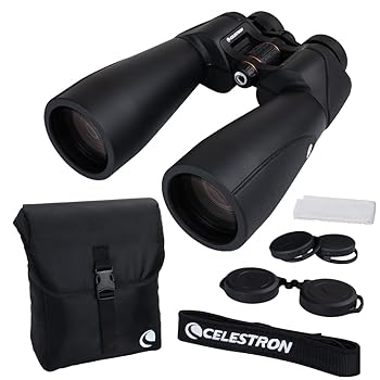 【中古】【未当て嵌める】Celestron SkyMaster Pro ED 15x70小型望遠鏡 天文小型望遠鏡 ED硝子付き添い人 大差しわたし 長距離見ること用 フルマルチコートXLT上塗り 三脚架アダプタとキ
