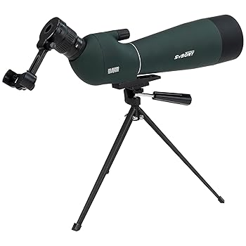 【中古】【未使用】SVBONY 20-60x80mm フィールドスコープ 望遠鏡 スポッティングスコープ FMC多層コーティング 108-54ft/1000ydsの視野 BAK-4プリズム IP65防水 野|AJIMURA-SHOP