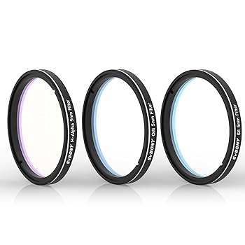 【中古】SVBONY SV227ナローバンドフィルター 天体望遠鏡 フィルター SHOフィルター モノクロ 光害カット CMOS 天体写真撮影 星雲星団 (SHO)