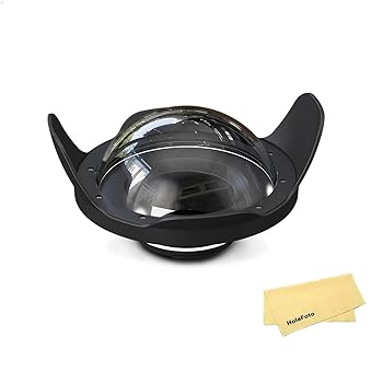 【中古】【未使用】Seafrogs WA006-B 光学式アクリル 40m/130フィート 8インチ 広角ドームポート Meikon SeaFrogs 水中カメラケース用(Φ 90mm x L 40mm)