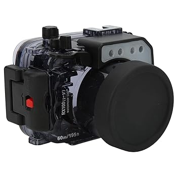 【中古】【未使用】60m / 65.6yd水中防水ハウジングケース ソニーRX100 RX100 II RX100 III RX100Vカメラ用コールドシューマウントデザインカメラダイビングプロテ