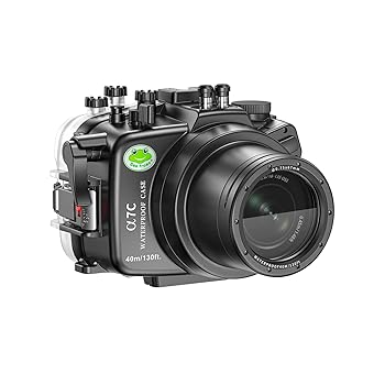 【中古】【未使用】Sea Frogs 防水カメラハウジング Sony A7C 28-70MM IPX8 40m/130フィート 最大潜水深度 水中カメラケース ダイビング、サーフィン、ボート、スキ
