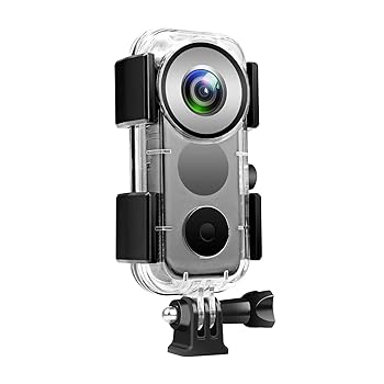 【中古】【未使用】ONE X2用水中ハウジング、透明ダイビングケース40m / 131ftダイビングシュノーケリング水泳用防水深度カメラケース|AJIMURA-SHOP