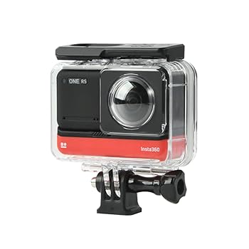 【中古】【未使用】Voir 防水ケース ダイブ保護シェル Insta360 ONE RS用 (パノラマレンズバージョン用)