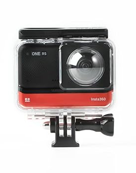 【中古】【未当て嵌める】WEIR Insta360 ONE RS専用雨合羽入れもの ダイブケース 飛び込み競技防御すること覆いかぶせる (360見晴らし流行り物相応う)