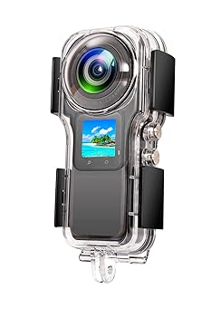 【中古】【未使用】MAXOLA Insta360 ONE RS 1インチ パノラマカメラ対応ハウジング ダイビングケース 防水深度40M [ Insta360 ONE RS 1インチ用 ]