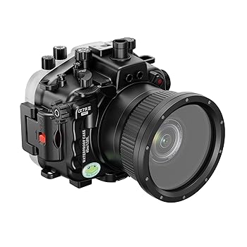 【中古】【未使用】Sea frogs for Sony A7RIII 28-70mm 水中 40m/131フィート 最大潜水深度 防水ハウジング プロフェッショナルダイビングケースボックス IPX8(アパ