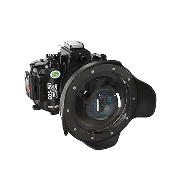 【中古】【未当て嵌める】Seafrogs [40M/130フート] 水中ハウジング 雨合羽入れもの 6インチドームポートキット付き添い人 キヤノン EOS 5D Mark III 5D Mark IV 5D3 5D4 w/EF 24-