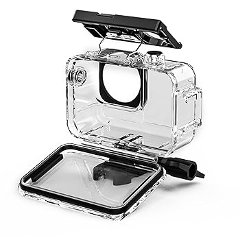 【中古】【未使用】DJI用 Osmo Action 3用40M水中ダイビングカバー防水保護ケース、DJI 用Action 3用プロテクトハウジングシェル