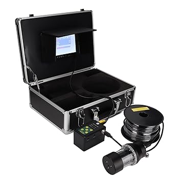 【中古】水中釣りカメラ、38 LED 360°回転 DVR 釣りカメラ 7 インチ (米国プラグ)