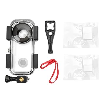 【中古】【未使用】40m/131フィート防水ダイビングケース、Insta360 ONE X2用、防塵性と耐久性のある水中保護ダイビングケース、保護ダイビングハウジング